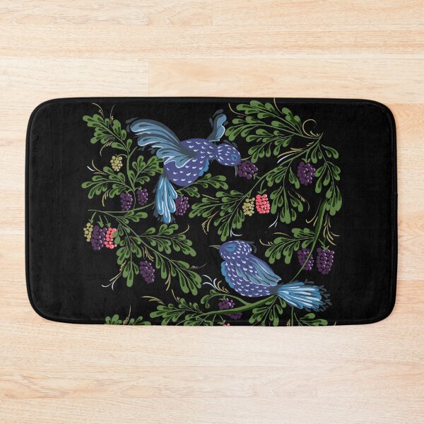 Item preview, Starling Birds & Berries Funny Vintage Ukrainian Vyshyvanka designed and sold by r-silver.
