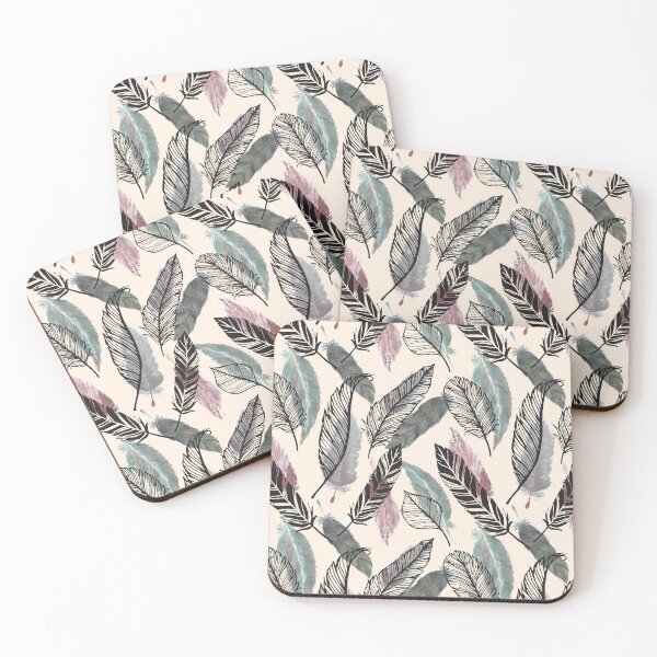 Item preview, Feather Pattern | Colourful Bird Feathers designed and sold by LifeAndWonder.