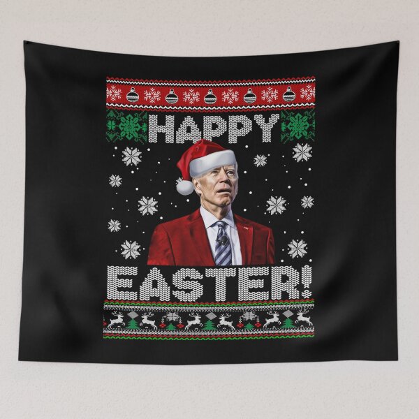 Item preview, Funny Joe Biden Happy Easter Ugly Christmas Sweater designed and sold by blissfulstimulu.