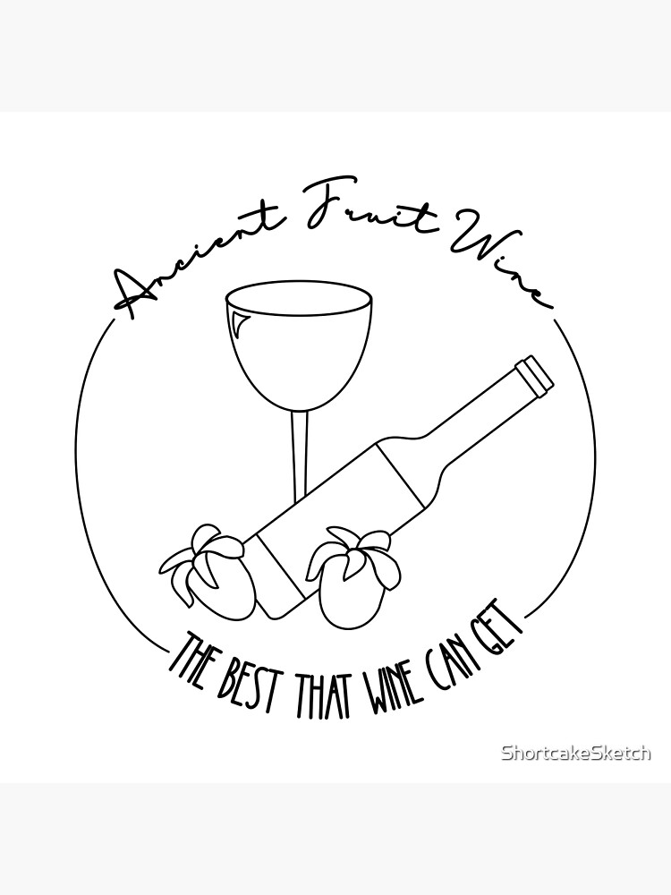 "Ancient Fruit Wine Stardew Valley" Poster for Sale by ShortcakeSketch