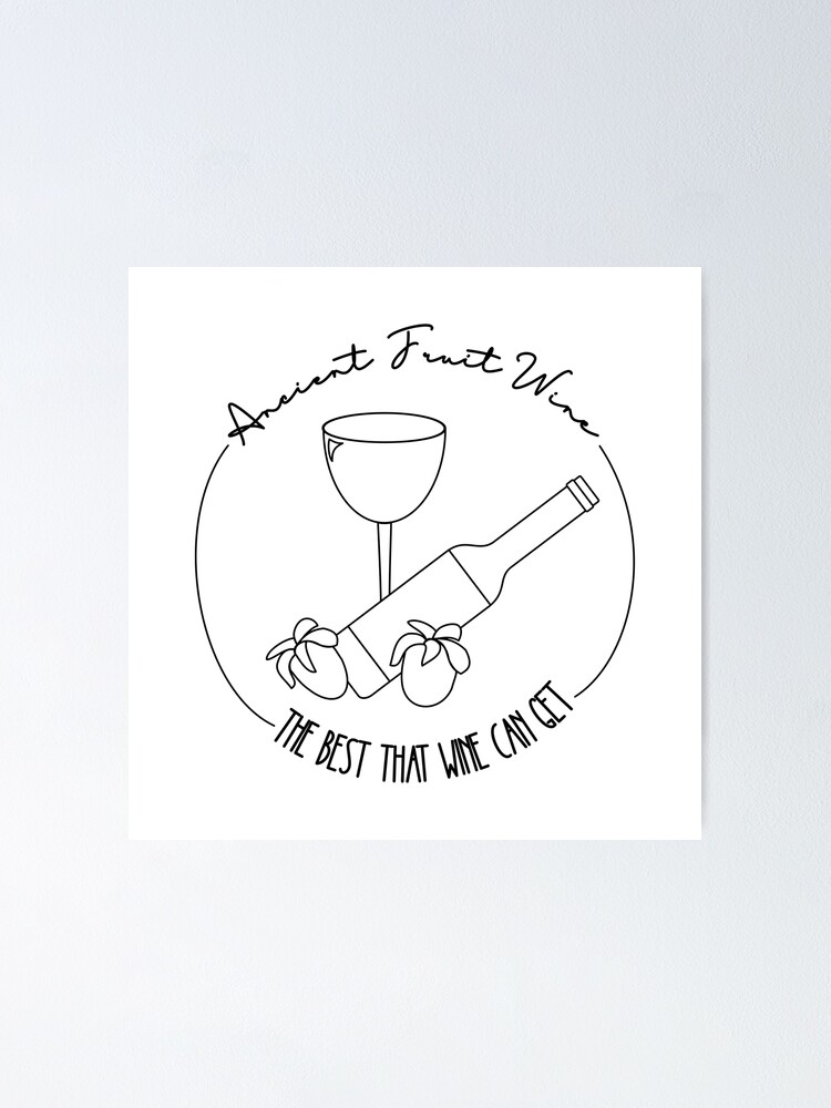 "Ancient Fruit Wine Stardew Valley" Poster for Sale by ShortcakeSketch