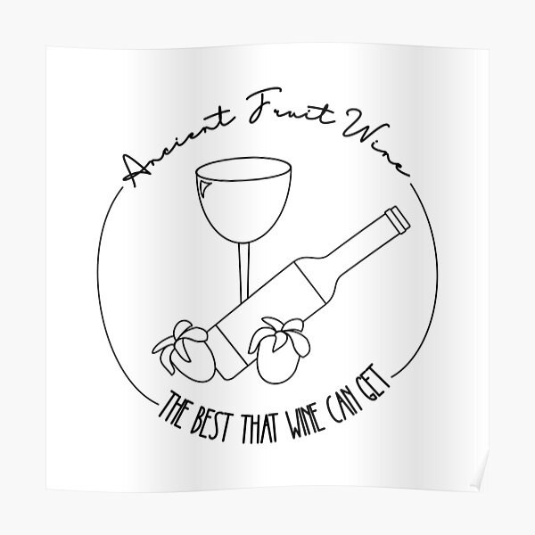 "Ancient Fruit Wine Stardew Valley" Poster for Sale by ShortcakeSketch