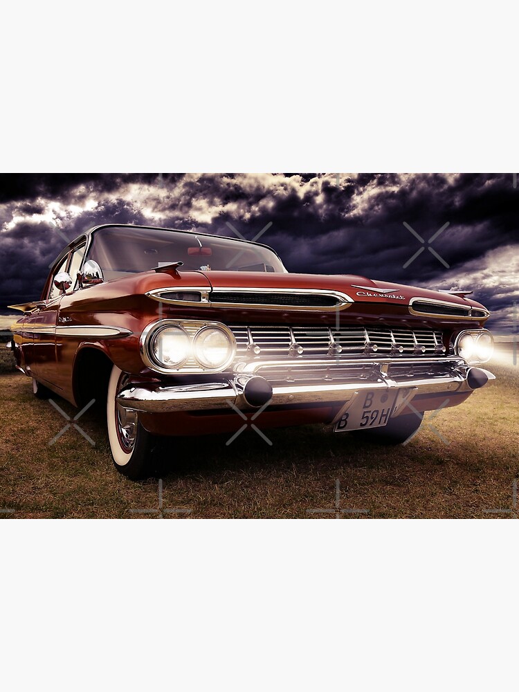 Disover 1959 Chevrolet Impala Premium Matte Vertical Poster