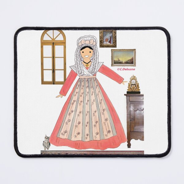 Item preview, Traditional costume of LANGUEDOC, France designed and sold by Catherine Debusne.