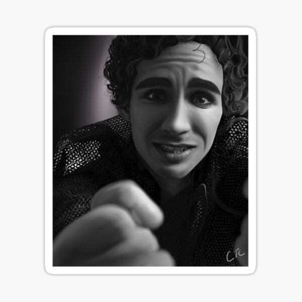 "Rob Sheehan B&W As Seen In Rollacoaster Magazine " Sticker For Sale By ...