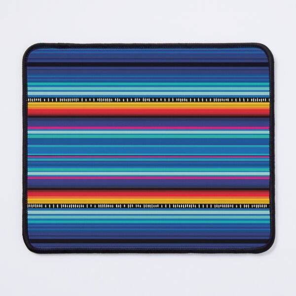Item preview, Blue rebozo Serape Mexican serape blanket vibrant zerape jorongo zarape saltillo seamless pattern designed and sold by T-Mex.