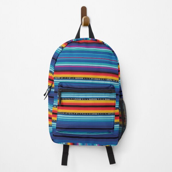 Item preview, Blue rebozo Serape Mexican serape blanket vibrant zerape jorongo zarape saltillo seamless pattern designed and sold by T-Mex.