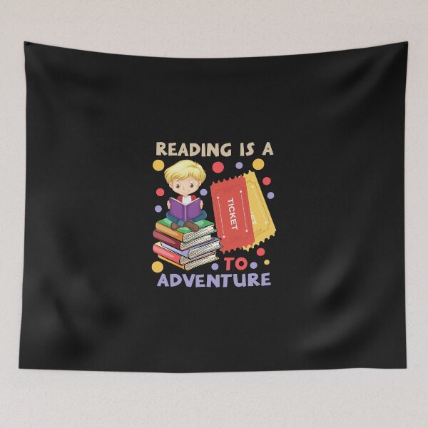 Item preview, Reading Is a Ticket to Adventure designed and sold by Noelogastic.