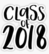 Class of 2018 Sticker