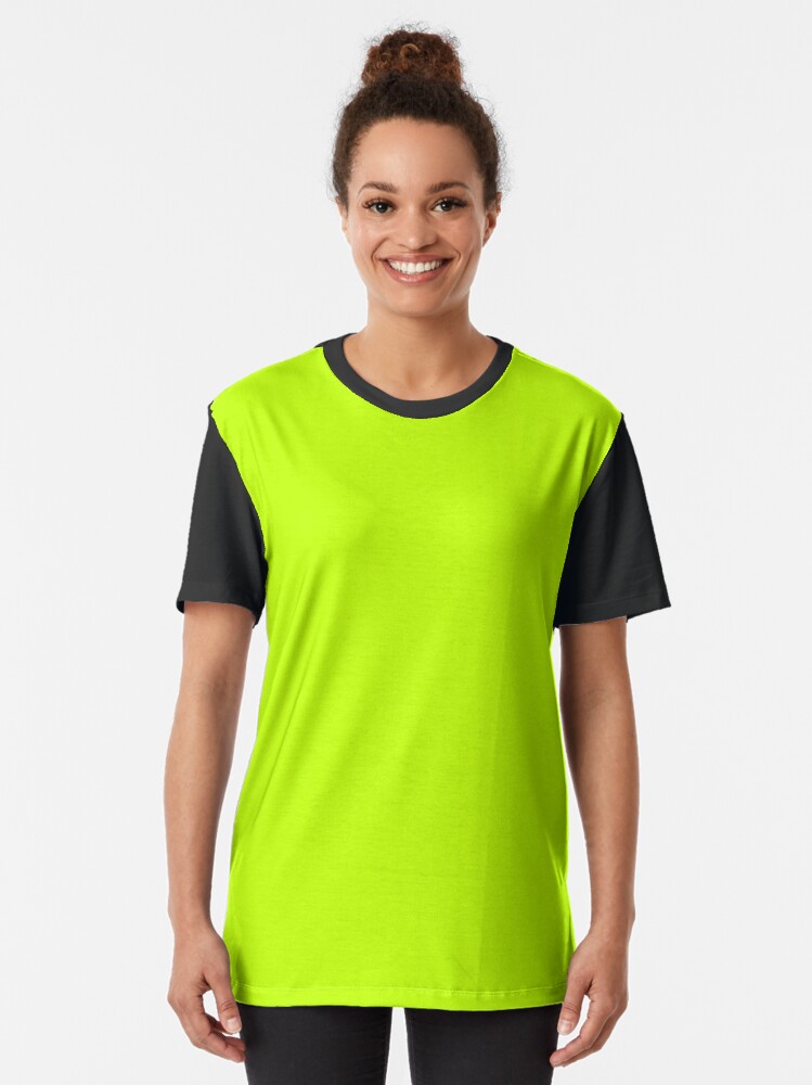 lime green graphic shirt