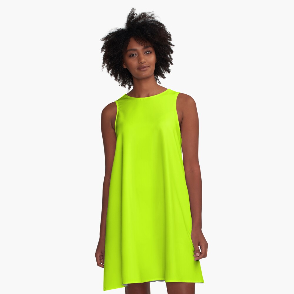 yellow lime dress