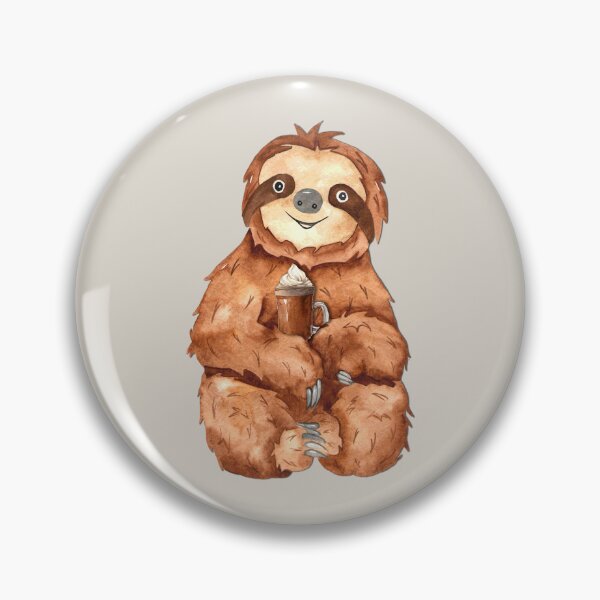 Item preview, Sloth and Cup of Coffee designed and sold by Pavnud.