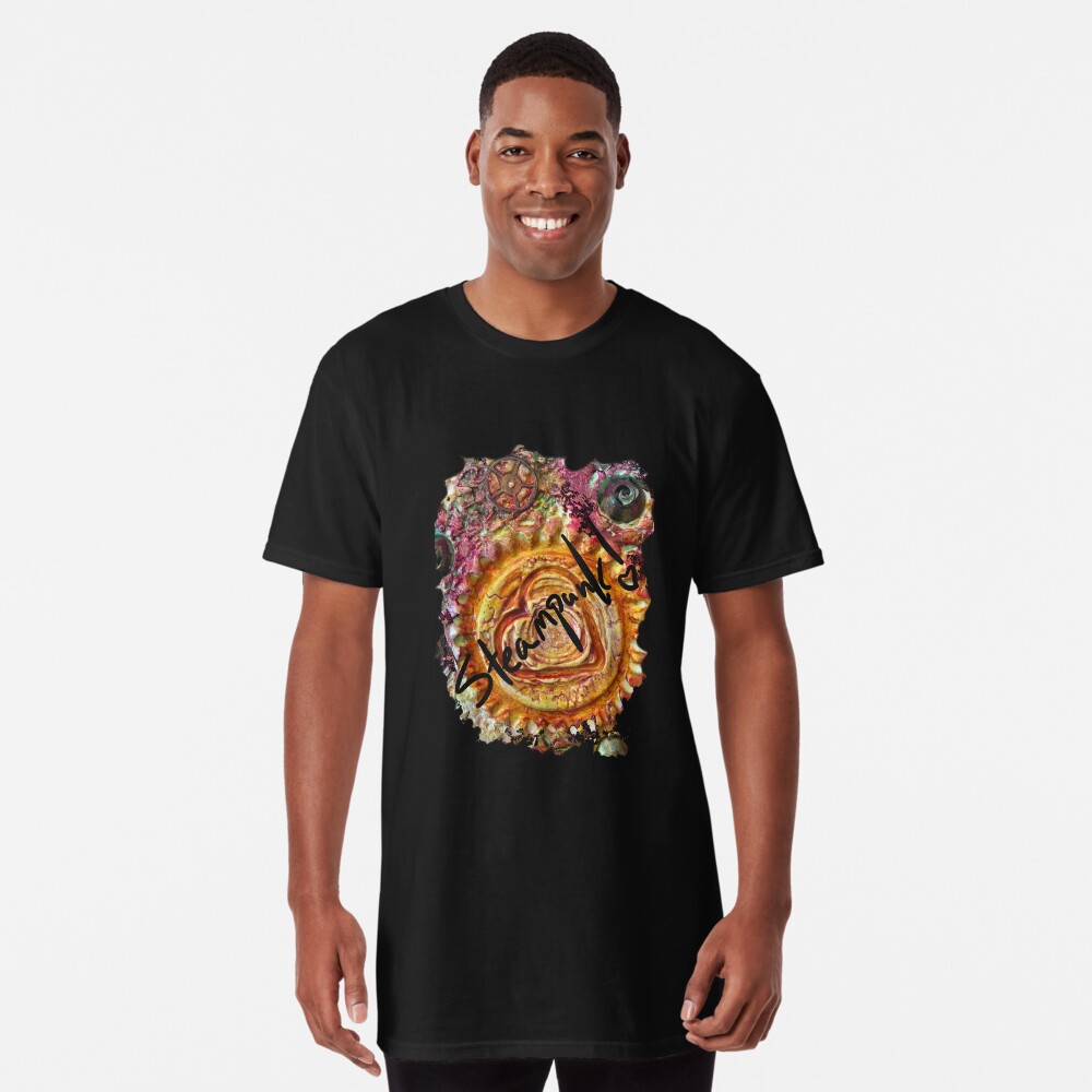 STEAMPUNK LOVE HEART Long T-Shirt