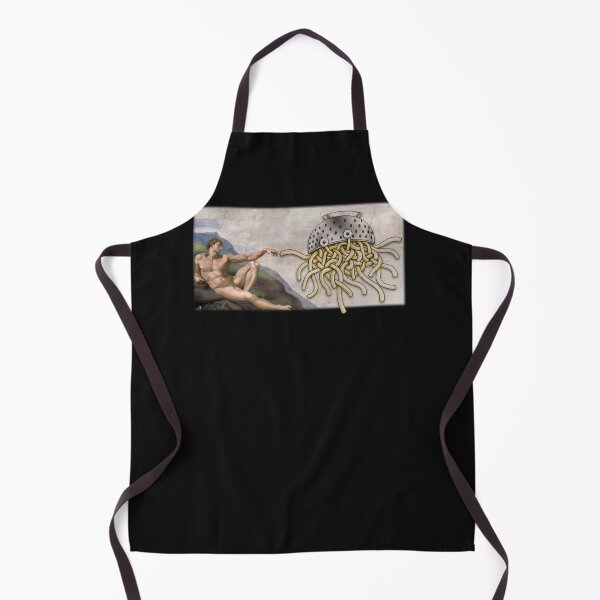 Item preview, FSM Creation of Adam Touched By His Noodly Appendage Pastafarian Flying Spaghetti Mo designed and sold by twissiacam.