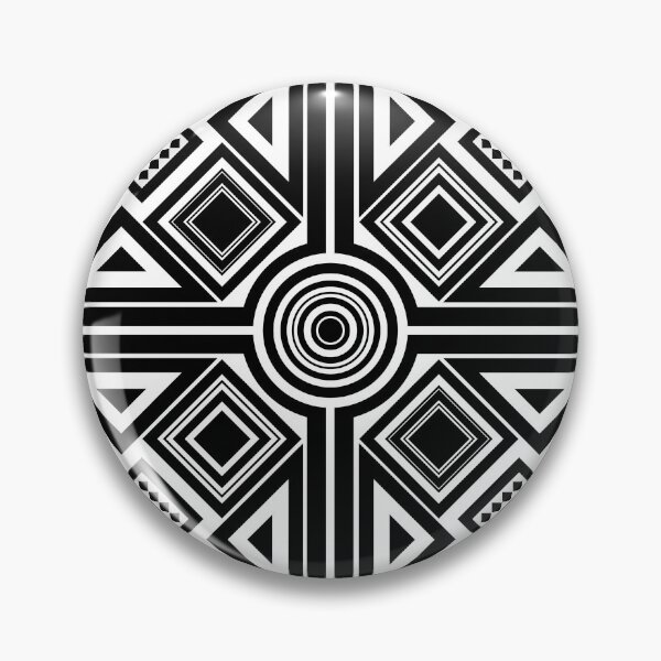 Item preview, Black and White Diagonal Checked Square Circle Geometric Pattern designed and sold by Moyanana.
