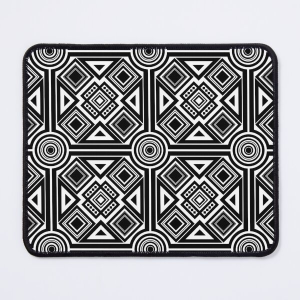 Item preview, Black and White Diagonal Checked Square Circle Geometric Pattern designed and sold by Moyanana.