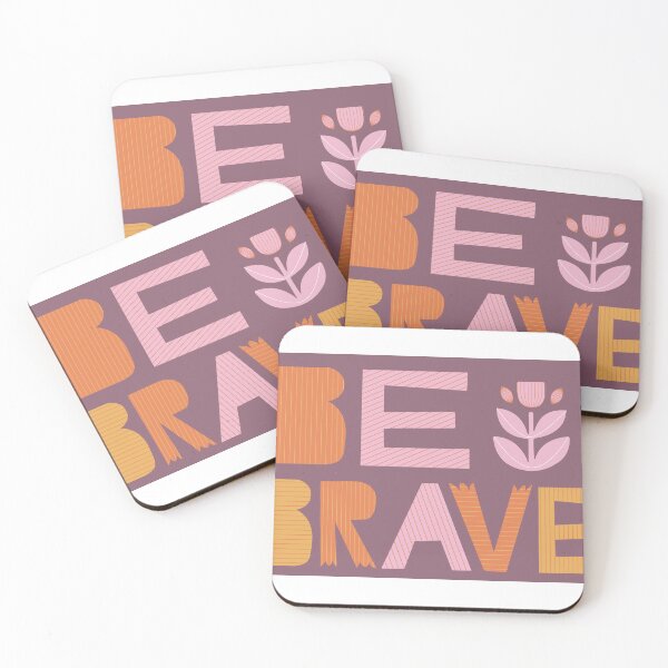 Item preview, be brave  selfcare design designed and sold by Nostalgic  Treasure.