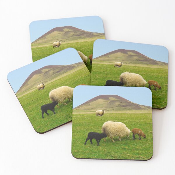 Item preview, sheep and lambs on the volcano designed and sold by AHELENE.