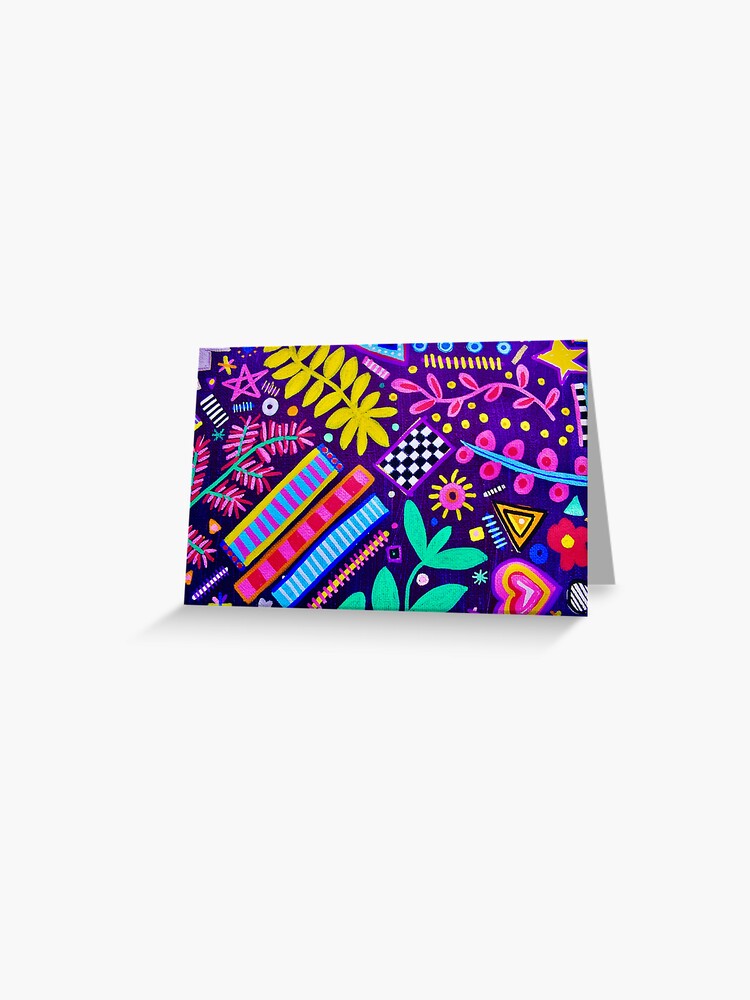 Vivid Abstract Floral Using Posca Pens Poster for Sale by UncleLanny