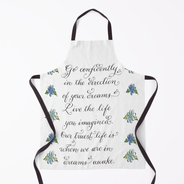 Item preview, Go Confidently Thoreau quote designed and sold by Melissa Renee.