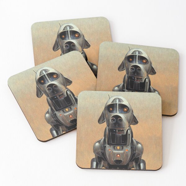 Item preview, Robot Dog | Science Fiction Illustration designed and sold by TMBTM.