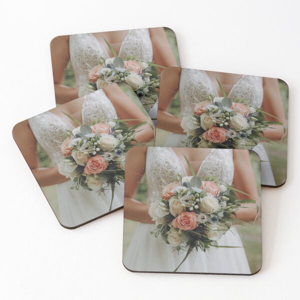 Item preview, Bride with bridal bouquet designed and sold by Jeanette Dobrindt.