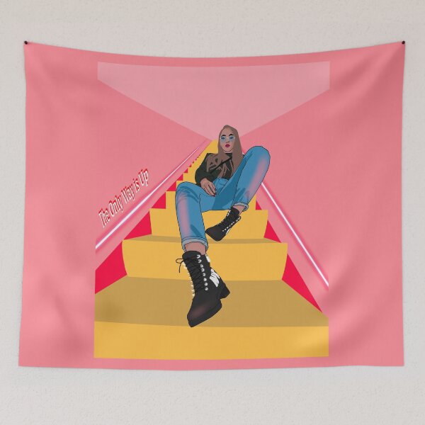 Item preview, Girl on Escalator designed and sold by chaycreates.
