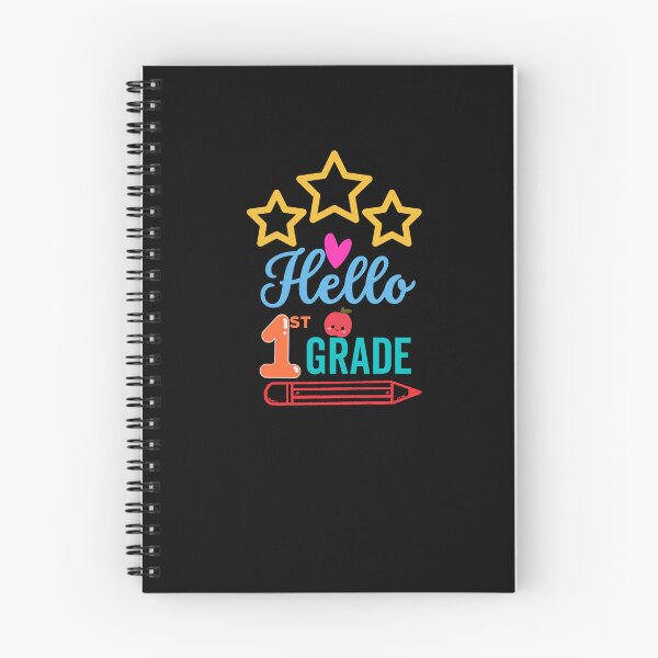 Item preview, Hello first Grade - Back to School season designed and sold by Rainbow Designs.