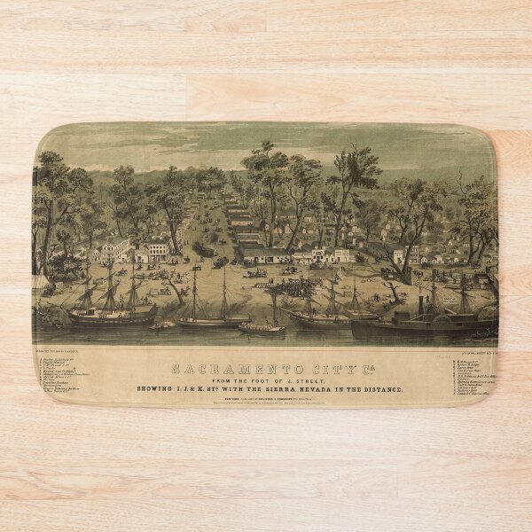 Item preview, Sacramento, California (1850) designed and sold by allhistory.