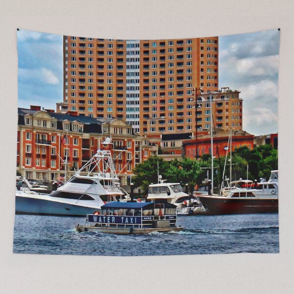 Item preview, Baltimore MD - Inner Harbor Water Taxi designed and sold by Susan Savad.
