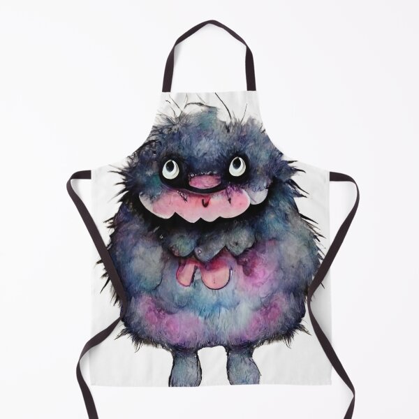 Item preview, Hugo the fluffy friendly monster designed and sold by pixelista.