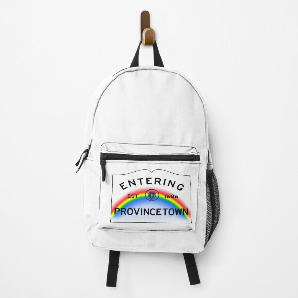 Item preview, Entering Provincetown Road Sign - Provincetown, Massachusetts w/Rainbow designed and sold by SouthShorePics.