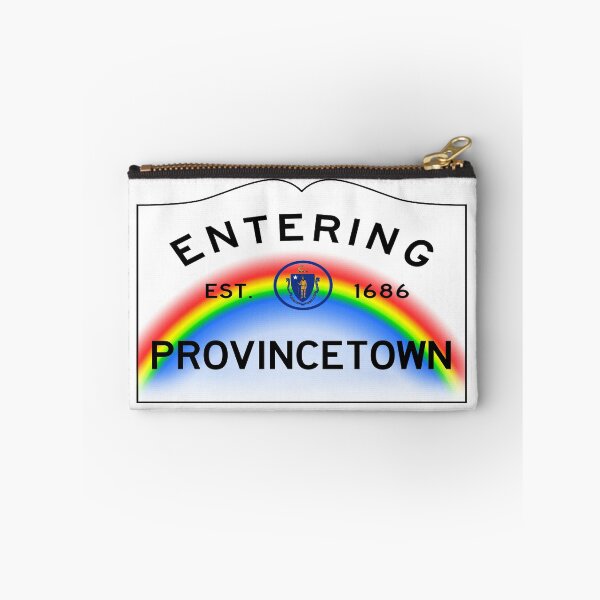 Item preview, Entering Provincetown Road Sign - Provincetown, Massachusetts w/Rainbow designed and sold by SouthShorePics.
