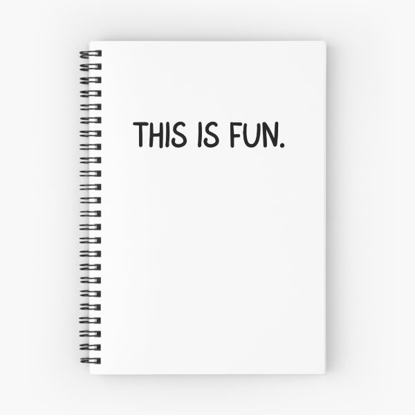 Item preview, This is fun | Sarcastic | Sarcasm | Deadpan | Text-Based | Light Background designed and sold by SidefatSayings.