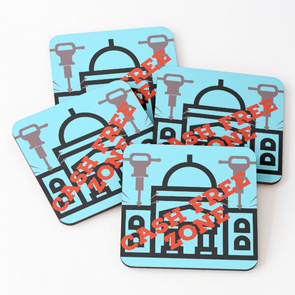 Item preview, Cash free zone designed and sold by PopandPolitics.