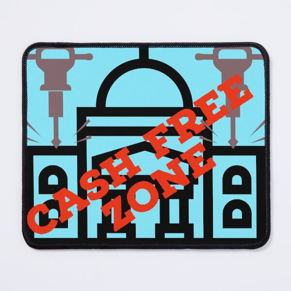 Item preview, Cash free zone designed and sold by PopandPolitics.