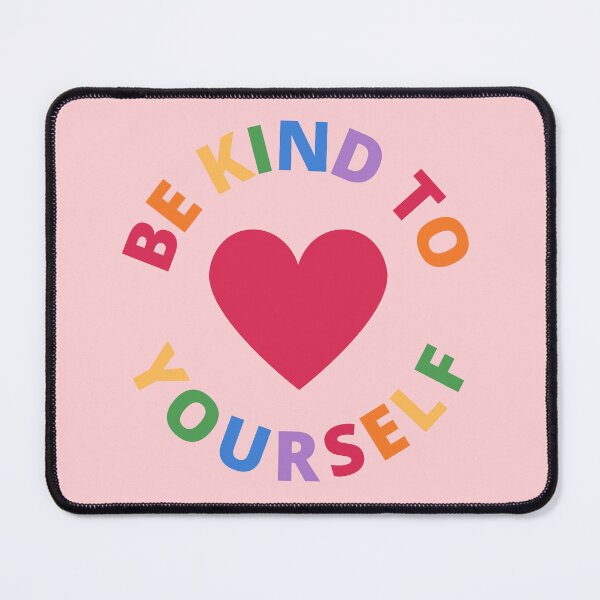 Item preview, Be Kind to Yourself Rainbow Heart Self Care designed and sold by Wanderior.
