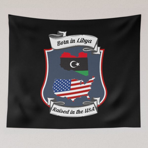 Item preview, Born in Libya, raised in the USA Heritage designed and sold by Tony ⭐⭐⭐⭐⭐.