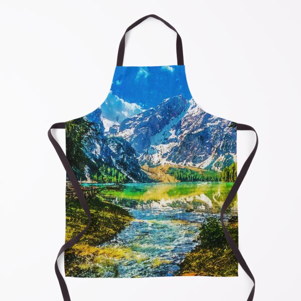 Item preview, Pragser Wildsee Landscape Italy Oil Paint, Pragser Wildsee Italy Nature, Beautiful Pragser Wildsee Wanderung, Lake Prags Landscape Pragser Wildsee Portrait designed and sold by Trendymotion.