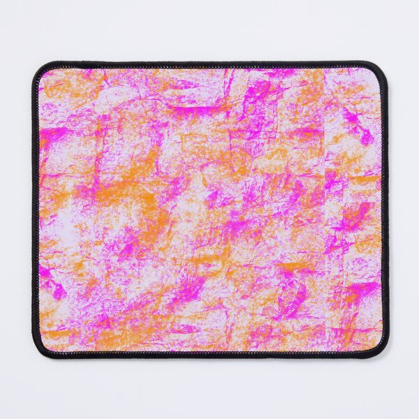 Item preview, Bright pink orange and white abstract designed and sold by Karen Simon.