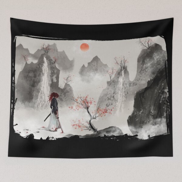 Item preview, Watercolor Anime Rurouni Kenshin designed and sold by GraphismNinja.