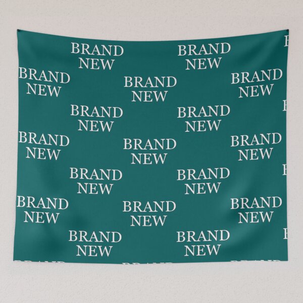 Item preview, Brand New Band Logo official Baseball ¾ Sleeve  designed and sold by TeyaStore.