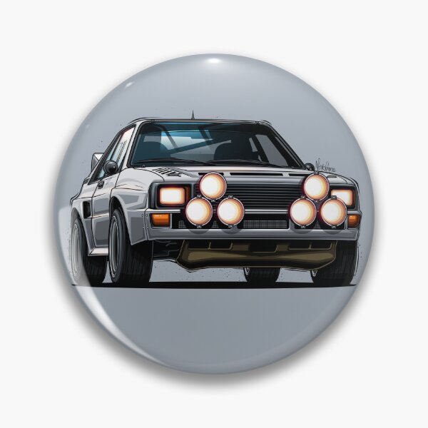 Item preview, White Quattro S1 E1 Rally Group B Art designed and sold by Racing Art Store.