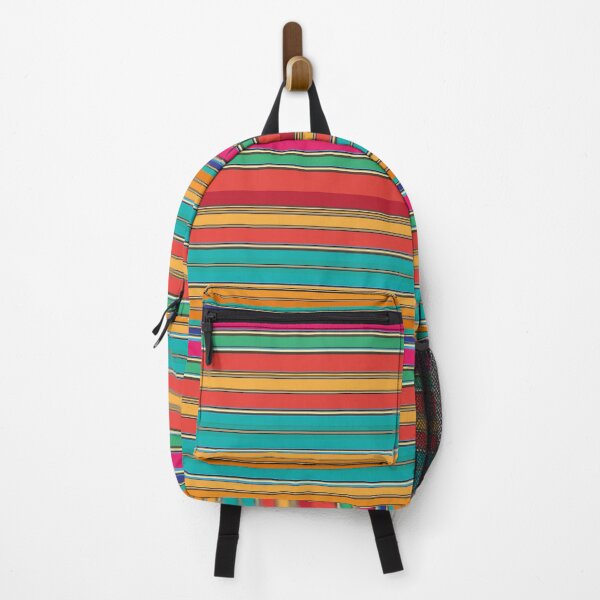 Item preview, Colorful stripes Serape Mexican serape blanket vibrant zerape jorongo zarape pattern designed and sold by T-Mex.