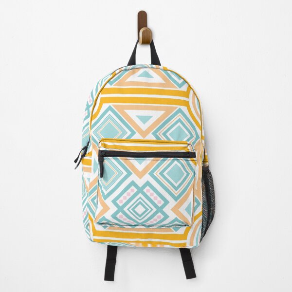 Item preview, Yellow Blue White Diagonal Checked Square Circle Geometric Pattern designed and sold by Moyanana.