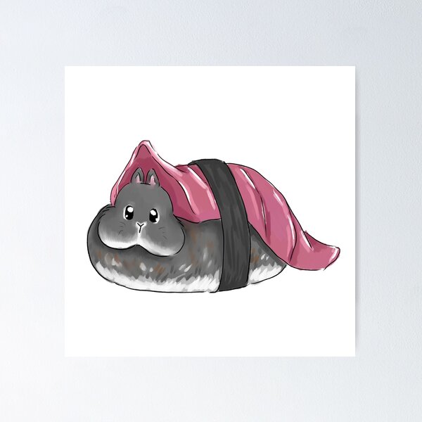 Item preview, Tuna Sushi Rabbit  designed and sold by bunniesmee.
