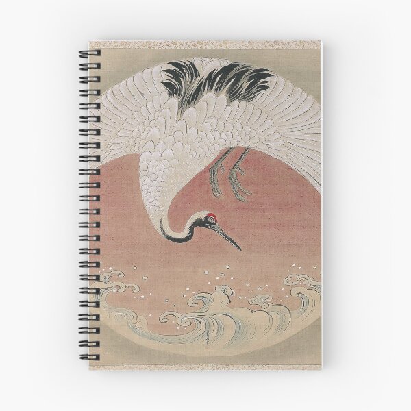 Item preview, Crane and Waves Morihiro Beautiful Japanese Art designed and sold by Yumede.