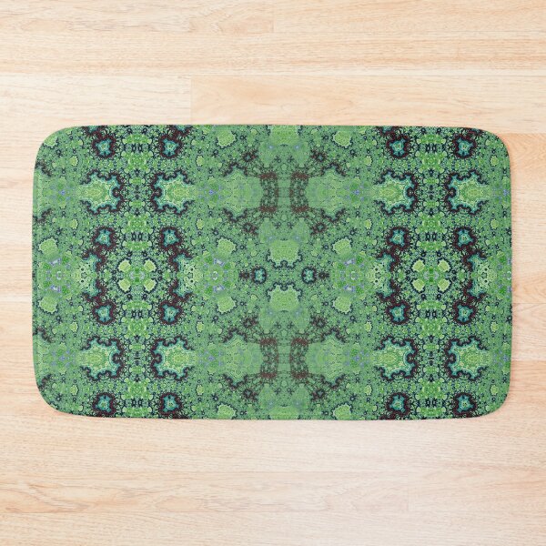 Item preview, Green snake holographic abstract trippy art designed and sold by PrintsyGal.
