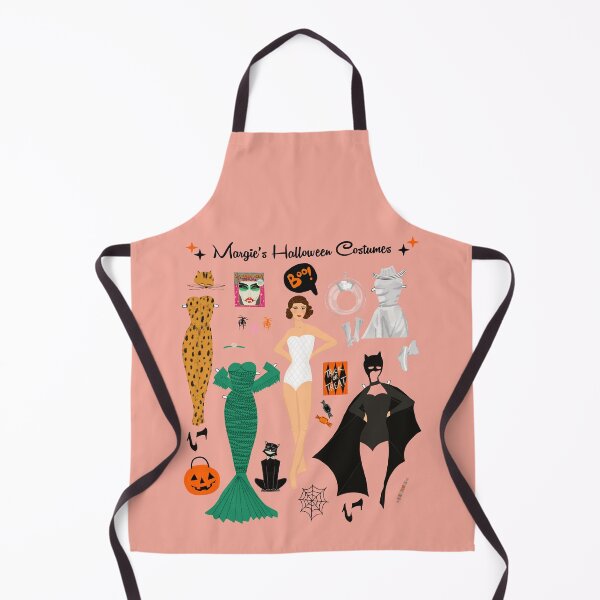 Item preview, Margie's Halloween Costumes Paper Doll Art designed and sold by jenbucheli.