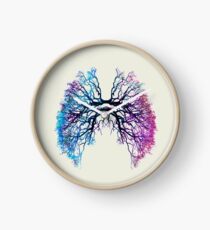 Blau Wurzeln von Lungs Uhr